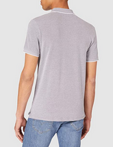 WRANGLER SS REFINED POLO MĘSKI T-SHIRT TORNADO GREY W7MDK570C 112131914